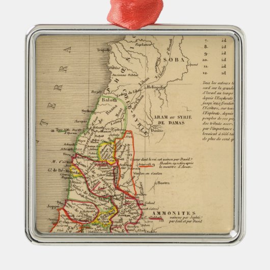 La Terre Sainte sous Salomon Ornament Aus Metall (Vorne)