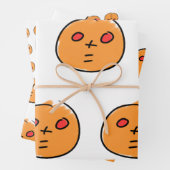 LA TETE A TOTO WRAPPING PAPER Set 3 Geschenkpapier Set (Beispiel)