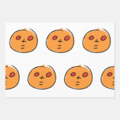 LA TETE A TOTO WRAPPING PAPER Set 3 Geschenkpapier Set (Vorderseite)