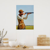 LA TIREUSE D'ÉLITE (Elite Sharpshooter) Poster (Küche)