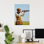 LA TIREUSE D'ÉLITE (Elite Sharpshooter) Poster (Heimbüro)