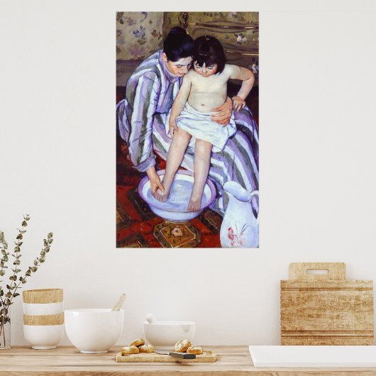 La Toilette, Mary Cassatt Poster (Küche)