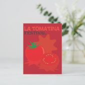 La Tomatina Festival Postkarte (Stehend Vorderseite)