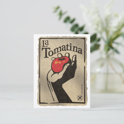 La Tomitina Postkarte (Stehend Vorderseite)