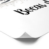 La tortuga del Mar - Das Meeresschildkröten-Poster Poster (Ecke)