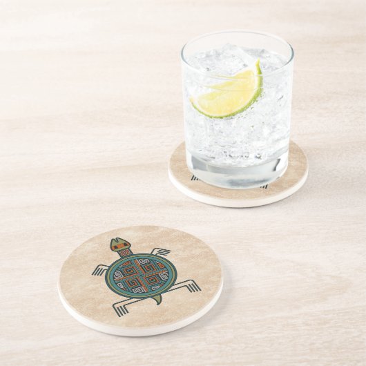 La Tortuga - Schildkröte Untersetzer (Seite)