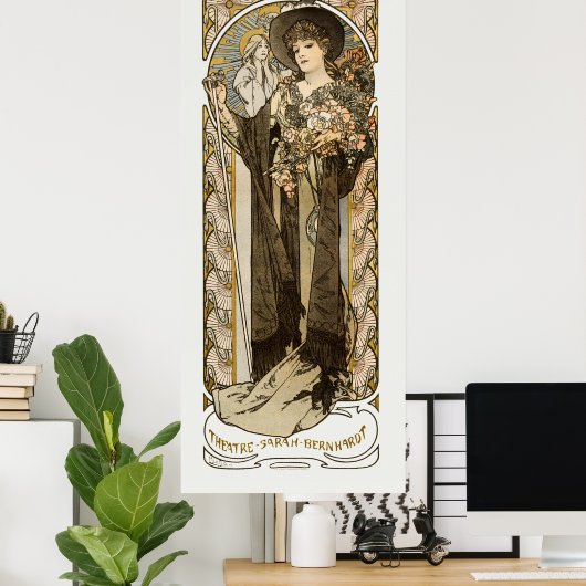 La Tosca Alphonse Mucha Large Poster (Heimbüro)