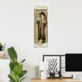 La Tosca Alphonse Mucha Small Poster (Heimbüro)