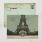 la Tour Eiffel, 1928 - Postkarte (Vorne/Hinten)