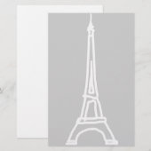 la tour Eiffel Briefpapier (Vorne/Hinten)
