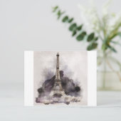 La Tour Eiffel de Paris. Postkarte (Stehend Vorderseite)