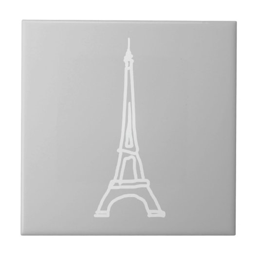 la tour Eiffel Fliese (Vorderseite)