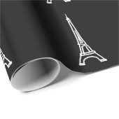 La Tour Eiffel Geschenkpapier (Rolleneckpunkt)