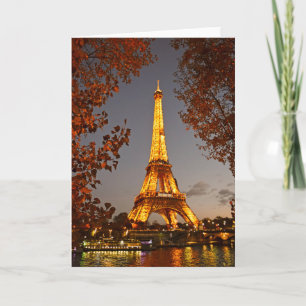 La Tour Eiffel - Paris, France - Greeting Card Karte