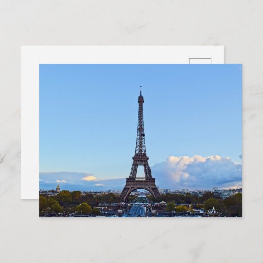 La Tour Eiffel - Paris, Frankreich - Postcard Postkarte (Vorne/Hinten)
