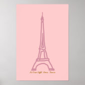 La Tour Eiffel Paris Poster (Vorne)