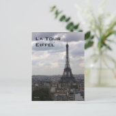 La Tour Eiffel Postcard Postkarte (Stehend Vorderseite)