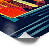 La Tour Eiffel Poster (Ecke)