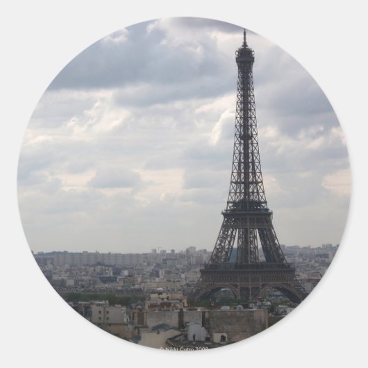 La Tour Eiffel Sticker (Vorderseite)