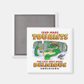 LA Tourist Gator Magnet (Vorderseite/Rückseite)