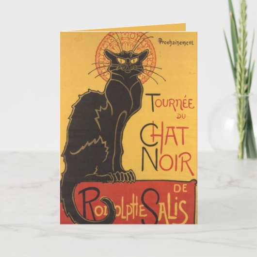 La tournée du Chat Noir Karte (Vorderseite)
