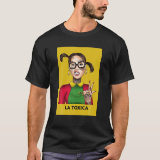La Toxica Lotterie Karte Lustige Tattoos Mädchen L T-Shirt