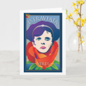 La traviata, Oper Karte (Gelbe Blume)