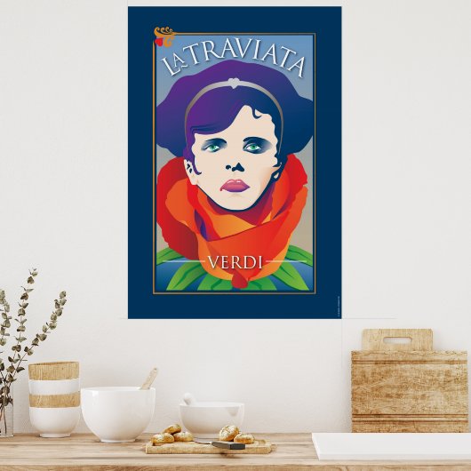 La Traviata, Oper Poster (Küche)