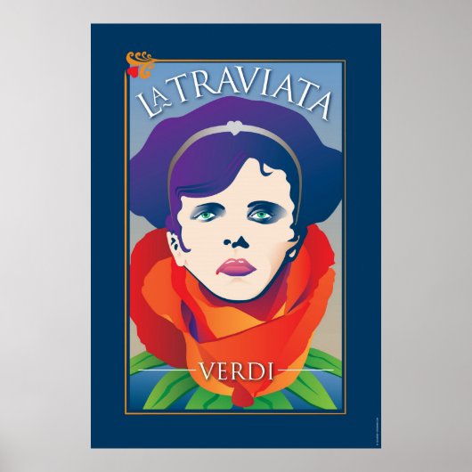 La Traviata, Oper Poster (Vorne)