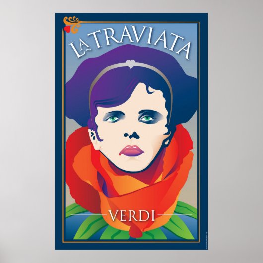 La Traviata, Oper Poster (Vorne)