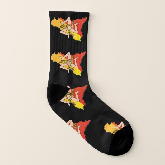 La Trinacria Socken (Links - Innen)