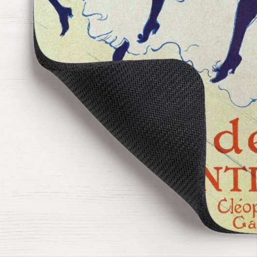 La Troupe de Mlle Eglantine - Toulouse Lautrec Mousepad (Ecke)