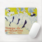 La Troupe de Mlle Eglantine - Toulouse Lautrec Mousepad (Mit Mouse)