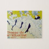La Troupe de Mlle Eglantine - Toulouse Lautrec Puzzle (Horizontal)