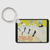 La Troupe de Mlle Eglantine - Toulouse Lautrec Schlüsselanhänger (Rückseite)