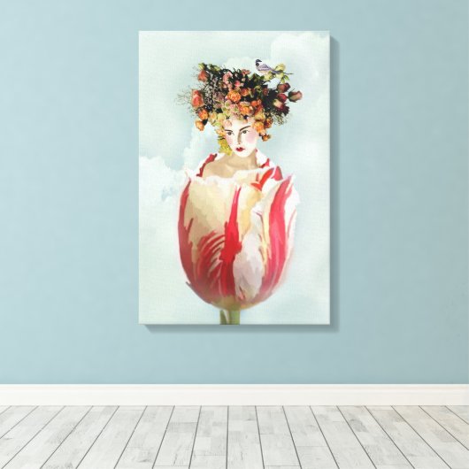 La Tulipe Leinwanddruck (Insitu (Holzboden))