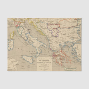 La Turquie, La Grece und l'Italie De 1700 1840 Seidenpapier
