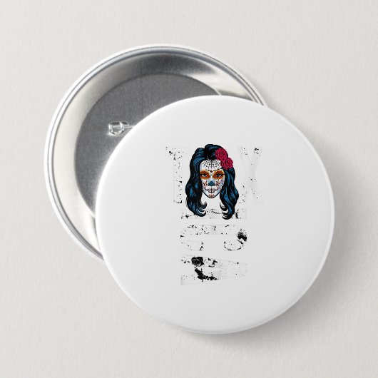 La Txica Niedlich Catrina Girlfriend Gift for Me Button (Vorne & Hinten)