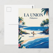 La Union Philippinen Postkarte (Vorne/Hinten)