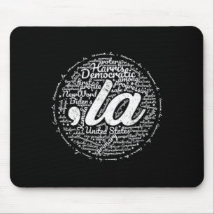 La) Unterstützer des demokratischen Party für Vize Mousepad