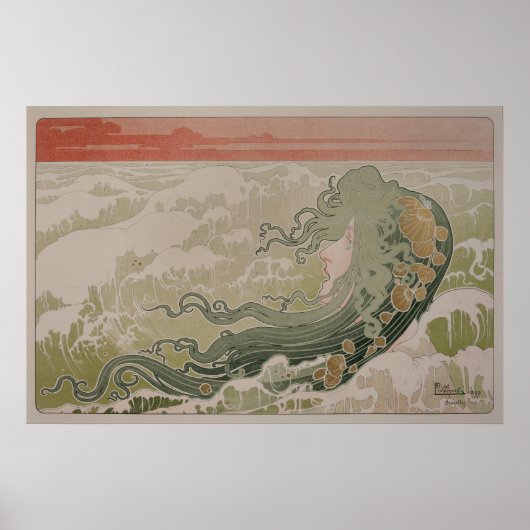 La Vague von Livemont (Die Welle) Poster (Vorne)