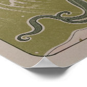 La Vague von Livemont (Die Welle) Poster (Ecke)