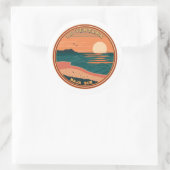 La Ventana Baja California Mexico Travel Runder Aufkleber (Tasche)