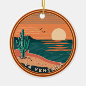 La Ventana Beach Baja Mexiko Weihnachtsstrand Keramik Ornament (Vorne)