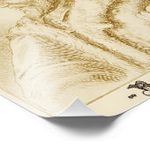 La Verdad Es Inmortal(Gold) Fotodruck (Ecke)