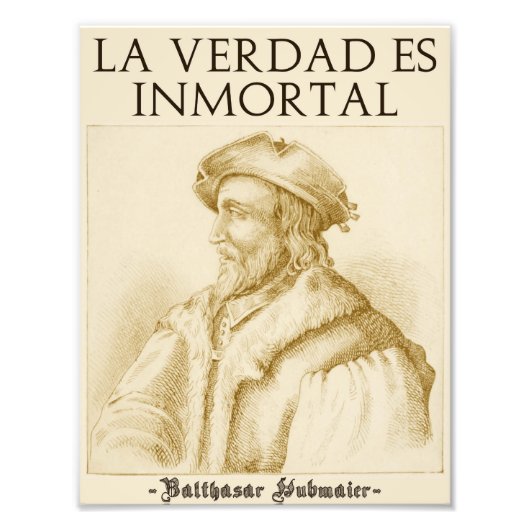 La Verdad Es Inmortal(Gold) Fotodruck (Vorne)