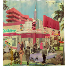 La Verne Bay Avenue Duschvorhang