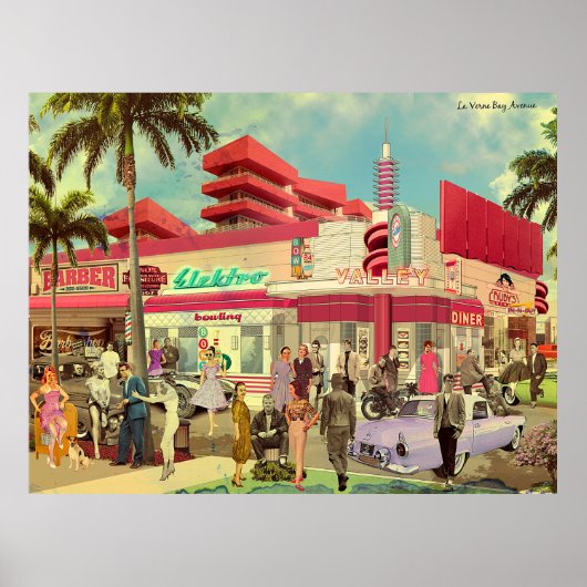 La Verne Bay Avenue Poster (Vorne)