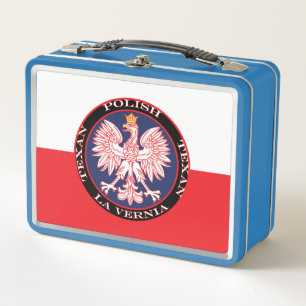 La Vernia Round Polish Texan Metall Brotdose
