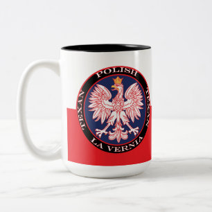 La Vernia Round Polish Texan Zweifarbige Tasse
